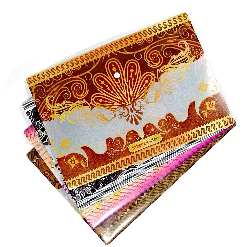 INTERX -Folder Map Kancing Motif Batik DBX-600f - Pcs