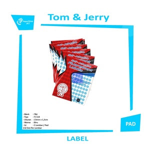 TOM & JERRY - Label Color 114 - Warna - Pad - Biru
