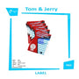 TOM & JERRY - Label Color 114 - Warna - Pad - Biru