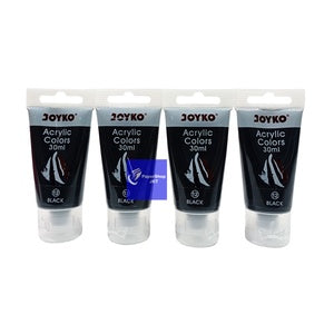 JOYKO - Cat Akrilik Acrylic Colors ACC-30ML Warna - Pcs - Hitam