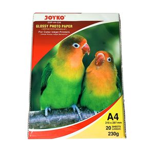 Joyko - Glossy Photo Paper Halus Kertas Foto Mengkilap - Pack - A4 230gr Burung Beo