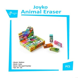 JOYKO - Penghapus Pensil Lucu Variasi Random Motif/Warna Eraser Soft & Clean - PCS - ER-116