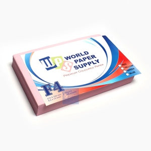 WPS - kertas hvs f4 warna 70gr - Rim - Merah/Pink / F4