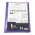 InterXFolder - Dokumen Clear Holder isi 60 Pocket A4 - PCS - Ungu