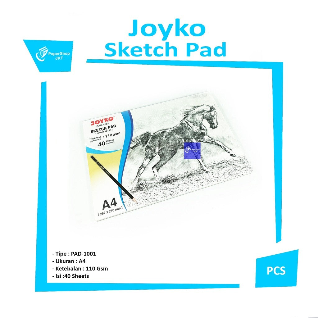 JOYKO - Sketch Pad-1001 Pad A4 110gsm - PCS