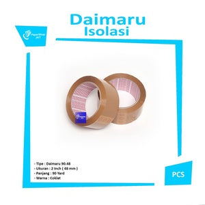 DAIMARU - Lakban Coklat 90 Yard - Roll - Daimaru