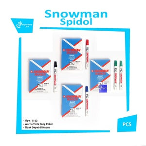 Snowman - Spidol Permanent Marker G12 - Pcs - Hijau