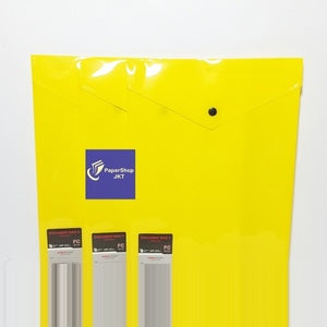 INTERX - Map Kancing V Opaque Folio - Pcs - Kuning