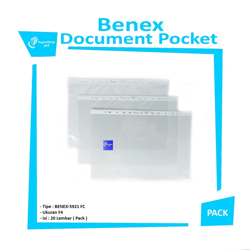 BENEX - Document Pockets 5921 FC - Pack