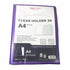 InterXFolder - Dokumen Clear Holder isi 20 Pocket A4 - PCS - Ungu