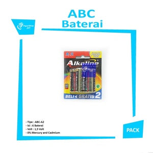 ABC - Batu Baterai Alkaline Size AA - Pack