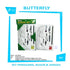 BUTTERFLY - Jangka Penggaris Lengkap Plus Pensil Kayu SS 02 - Set