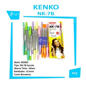 KENKO - Pulpen NK-7B Socute Oil Gel 0.5 -  Pcs