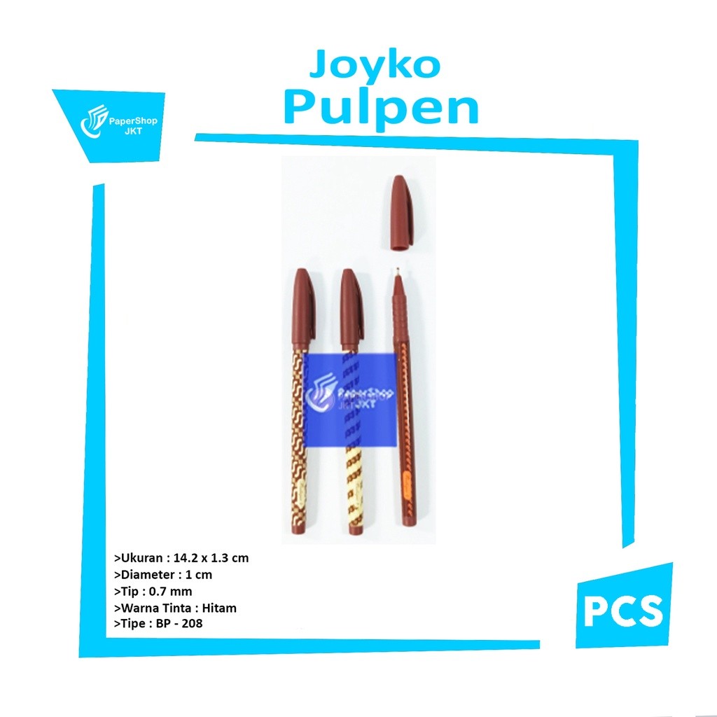JOYKO - Pulpen BP-208 Batique 4 - 0.7 mm - Pcs