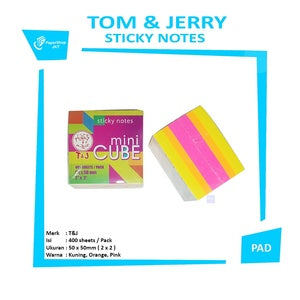 Tom & Jerry - Mini Cube Sticky Notes - Pad