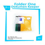 INTER X - Clear Holder Folio Isi 80 Lembar + Cover Box - Pcs - HITAM