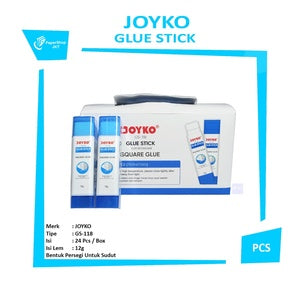 JOYKO - Lem Kertas Glue Stick GS-118 Square Glue - Pcs