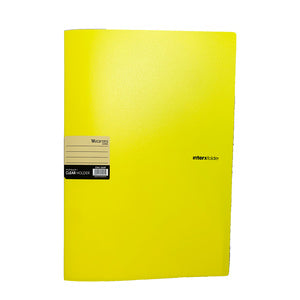 InterXfolder - Macarons Clear Holder 20 Lembar Folio - Pcs - Kuning