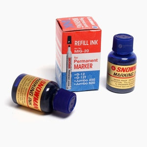 SNOWMAN - Refill Ink Permanent Marking - Isi Ulang Tinta Permanen - Biru