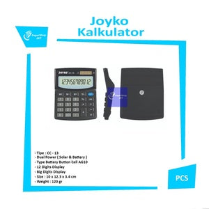 JOYKO - Calculator - Kalkulator  CC-13 - 12 Digits - Pcs