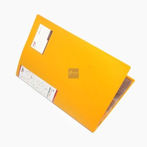 FOLDERONE - Dokumen Keeper Clear Holder 20 Lembar Folio - Pcs - KUNING