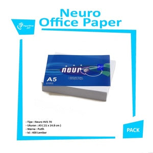 NEURO - Kertas A5 hvs Putih 70gr ( A4 / 2 ) - Pack