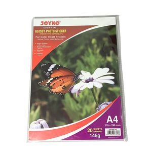 Joyko - Glossy Photo Paper Halus Kertas Foto Mengkilap - Pack - A4 145gr Butterfly