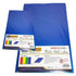INTERX - Plastik Jilid Mika Emboss Uk F4 - Pack - Biru