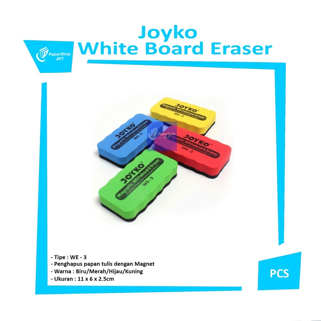 JOYKO - White Board Eraser We-3 Penghapus Papan Tulis Magnet - Pcs
