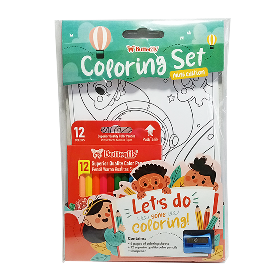 BUTTERFLY - Colouring Set Mini Edition - Set
