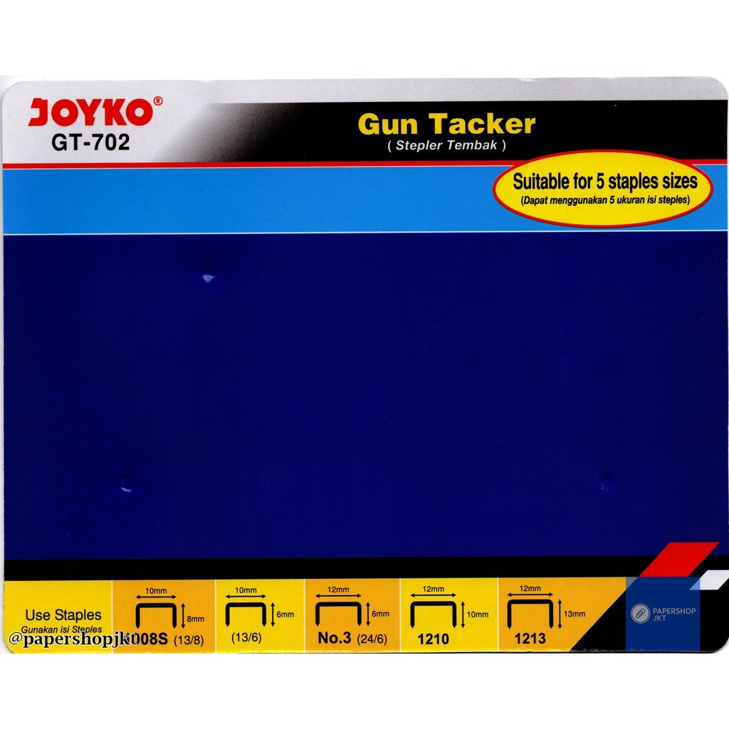 JOYKO - Gun Tacker GT - 702 - Stapler Tembak - Pcs
