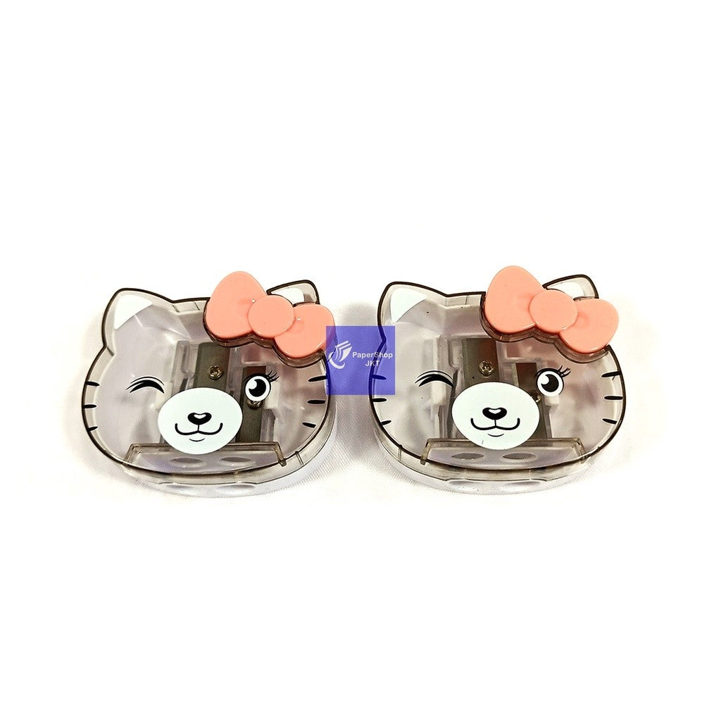 XIAOLINGJING - Pencil Sharpener Motif Kucing Lucu - Pcs