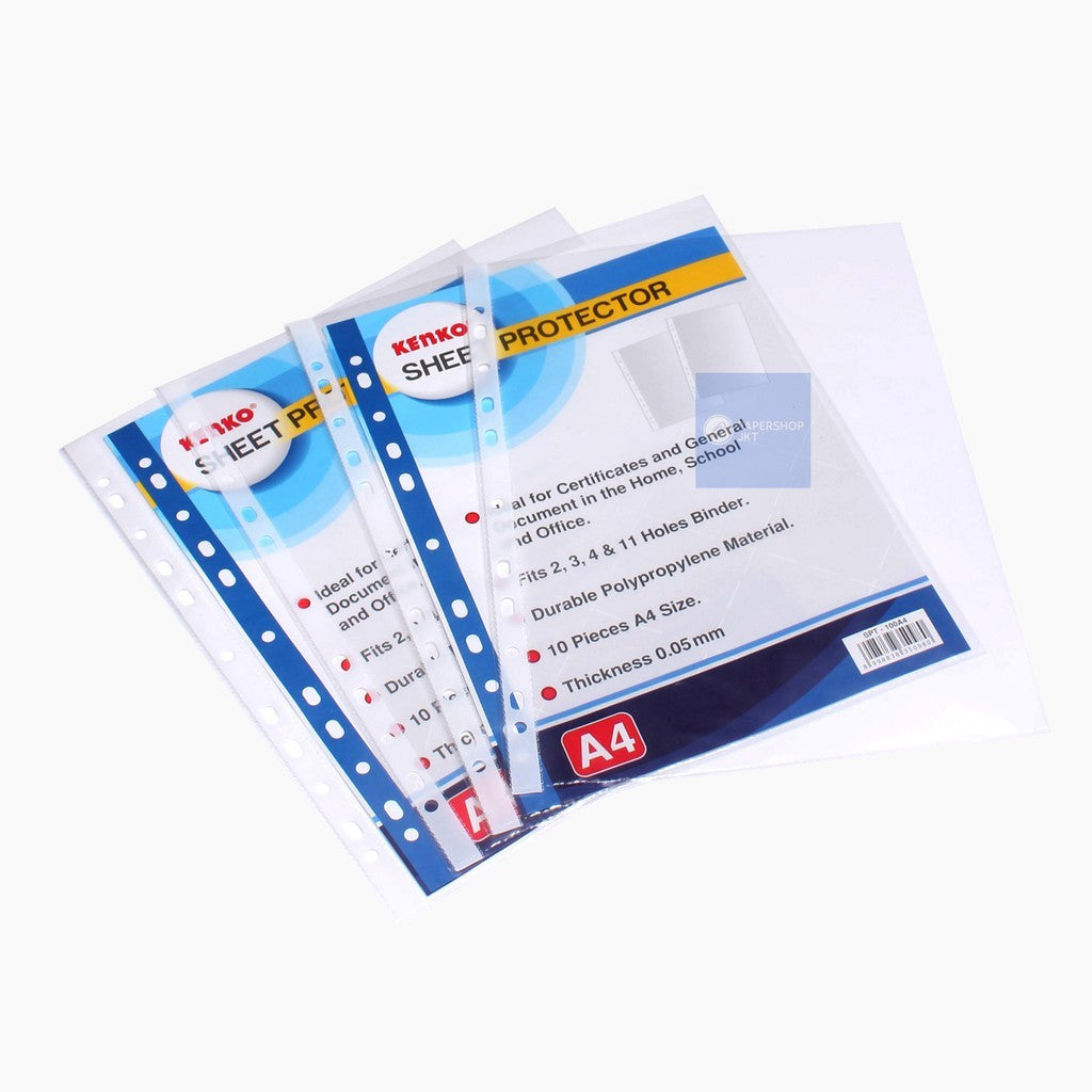 KENKO - Sheet Protector fc A4 - PACK