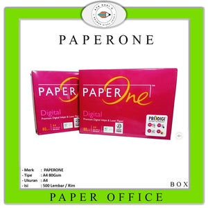 PAPERONE - A4 80 / 85 Gsm Kertas Fotokopi Paper Print - Box - A4 80