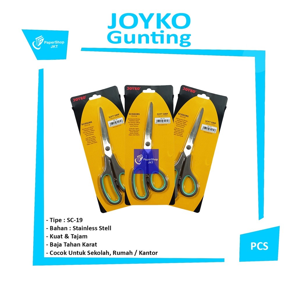JOYKO - Scissor SC - 19 Gunting - Pcs