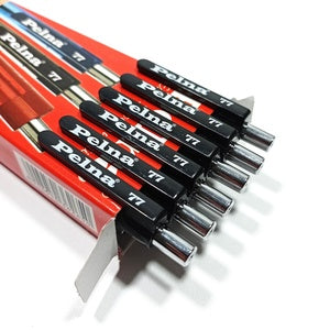 PELNA - Pulpen Ballpoint 77 0.7 - Pcs - Hitam