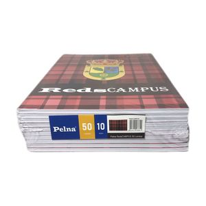 Buku Tulis Sekolah Bergaris Uk Panjang isi 10 Buku/ 50 Lembar Campus Variasi - Pack - PELNA REDSCAMPUS