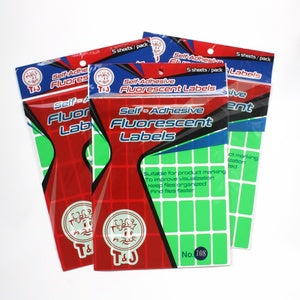 TOM & JERRY - Label Color Series 108 Label 1 Warna - Pad - Hijau