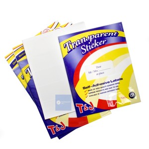 TOM & JERRY - Label Undangan Transparan - Transparant Sticker - Pad - 121