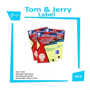 TOM & JERRY - TOM&JERRY - label color 114 - warna - Kuning