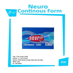 NEURO - Continous Form 6 Ply 9 1/2 x 11/2 ( K6/2 Neuro ) NCR - Box