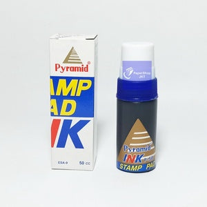 PYRAMID - Tinta stempel - Refill ink - Stamp Pad Ink - Pcs - Biru
