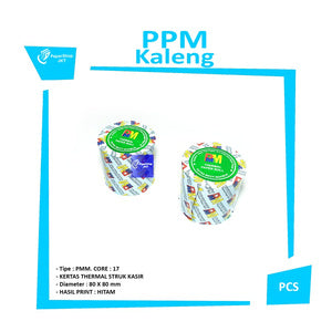 PMM - Thermal Roll PMM 80x80 Core 17 - Kertas Struk Kasir - Roll