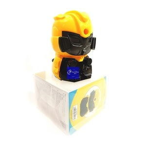 JOYKO - Rautan Pensil A-165CO Motif Robot Lucu - Pcs - Yellow