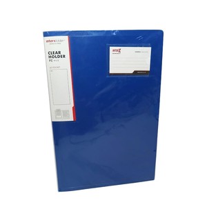 Interx Folder - Clear Holder 60 Pocket F4 - Pcs - Biru