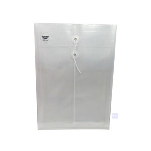 FOLDER ONE - Map Tali Plastik Ukuran Folio - Transparant / Pcs