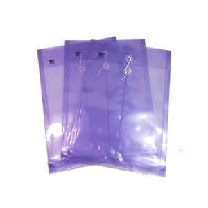 FOLDER ONE - Map Tali Plastik Ukuran Folio - Ungu / Lusin