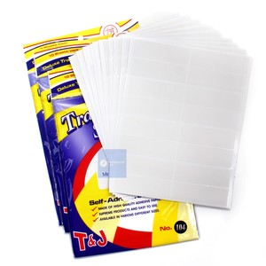 TOM & JERRY - Label Undangan Transparan - Transparant Sticker - Pad - 104