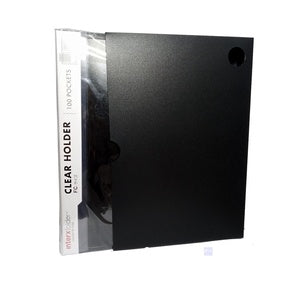 Inter X Clear Holder Folio Isi 100 Lembar + Cover Box Tebal - HITAM