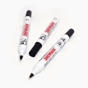 SNOWMAN - Spidol Permanent Warna AG12 - 1 PCS - HITAM